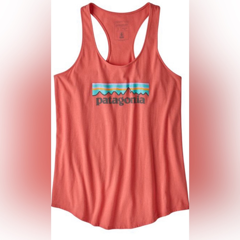 Used - Women's Pastel P-6 Logo Organic Tank Top - ISpiced Coral - Med